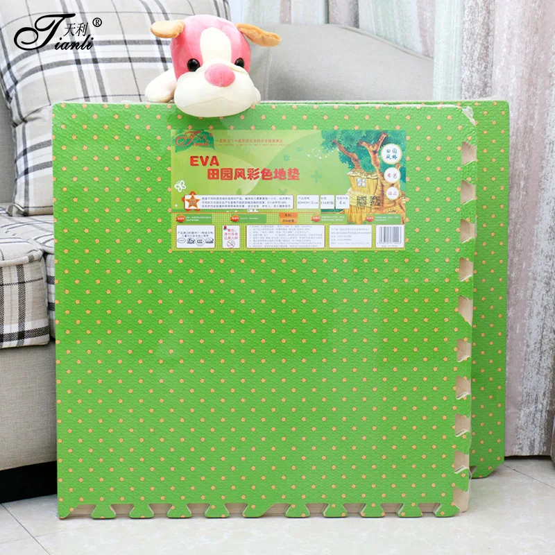 

Tianli Children Baby Creeping Mat Game Mat Household Thickening Jigsaw Puzzle Eva Joint Foam Floor Pad 60*60