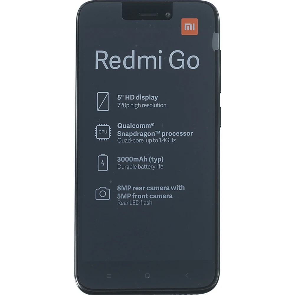 Смартфон XIAOMI Redmi Go 8Gb, черный