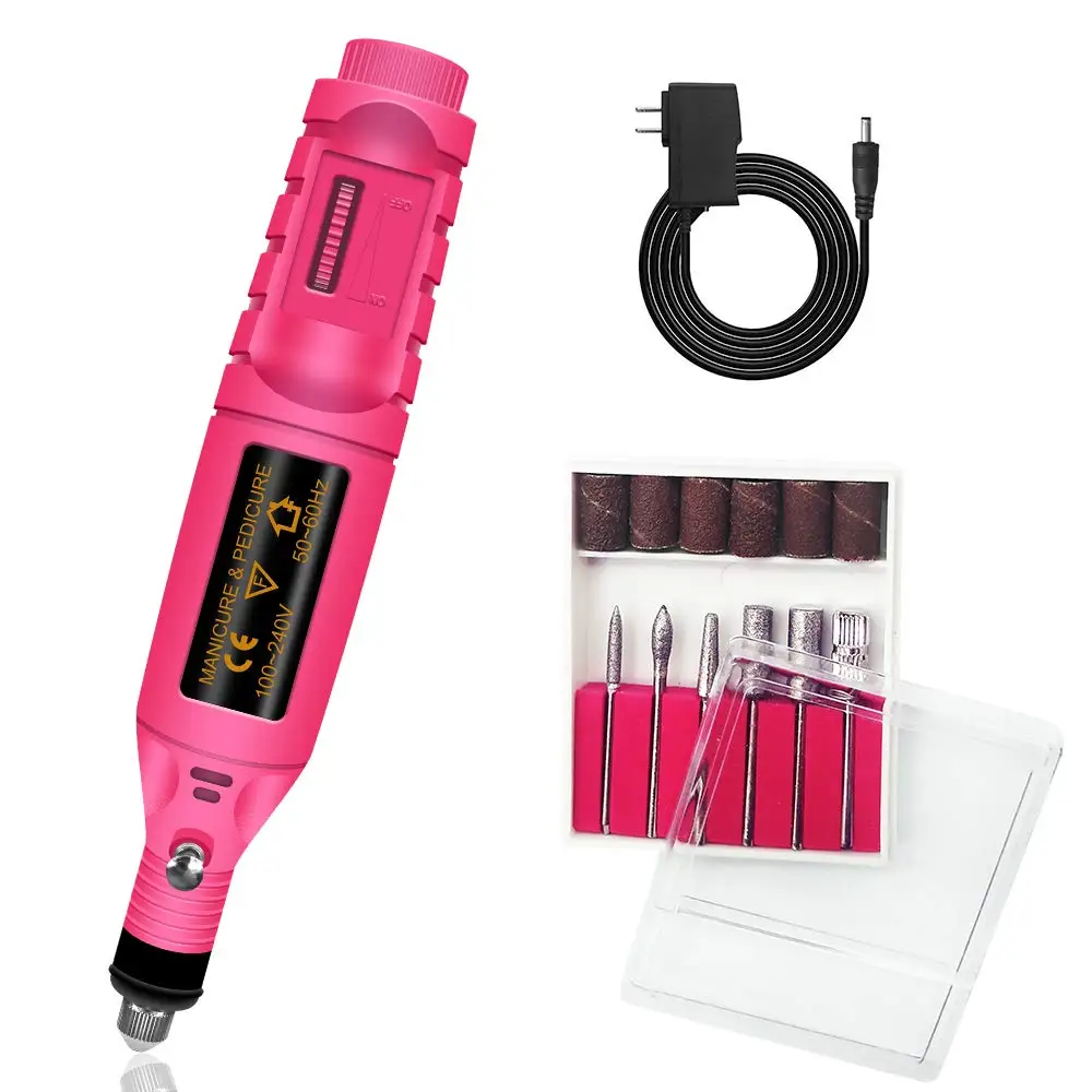 Electric Nail File Art Drill File Acrylic Portable Machine Nail Drill