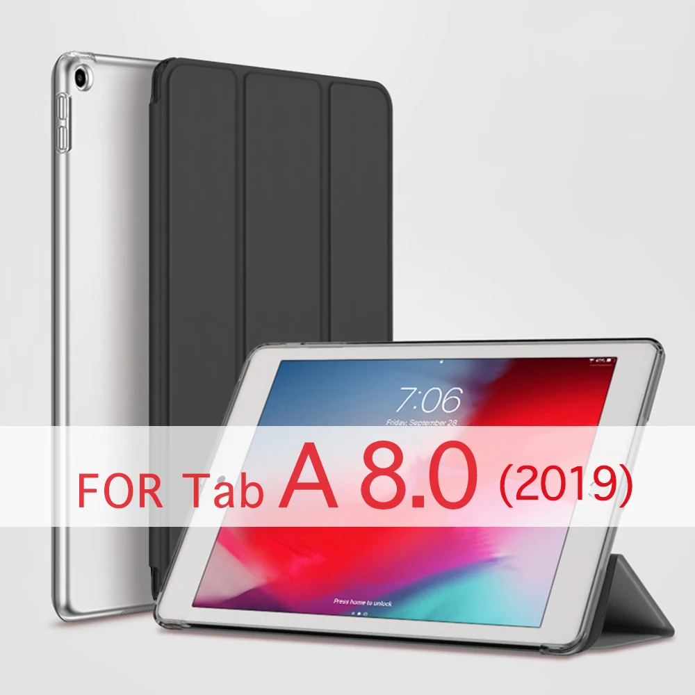 Чехол QIJUN для планшета Samsung Galaxy Tab A 8 0 дюйма 2019 T290 SM-T290 T297 Funda PC из искусственной кожи