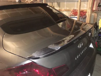 

G37 Carbon Fiber Rear Trunk Lip Spoiler Wing for Infiniti G37 4Door Sedan 2009-2013 Auto Car Styling