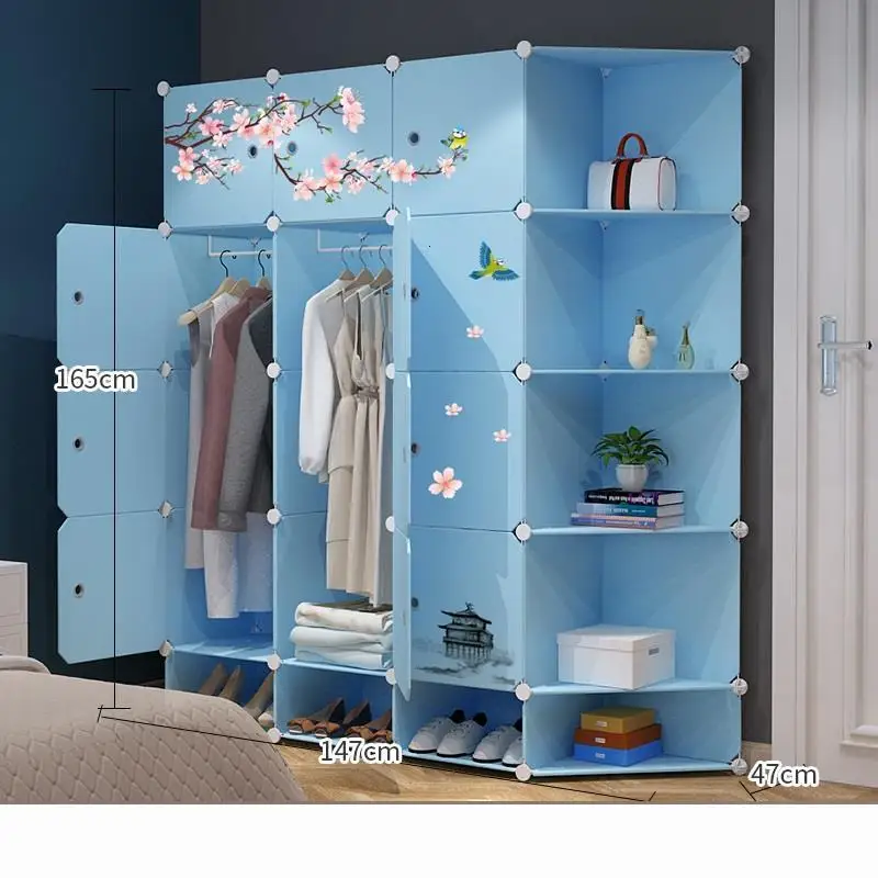 Домашний Ropero Kleiderschrank Armario Placard Meuble De Range Gabinete Mueble Closet мебель для спальни Guarda Roupa гардероб - Цвет: Version D