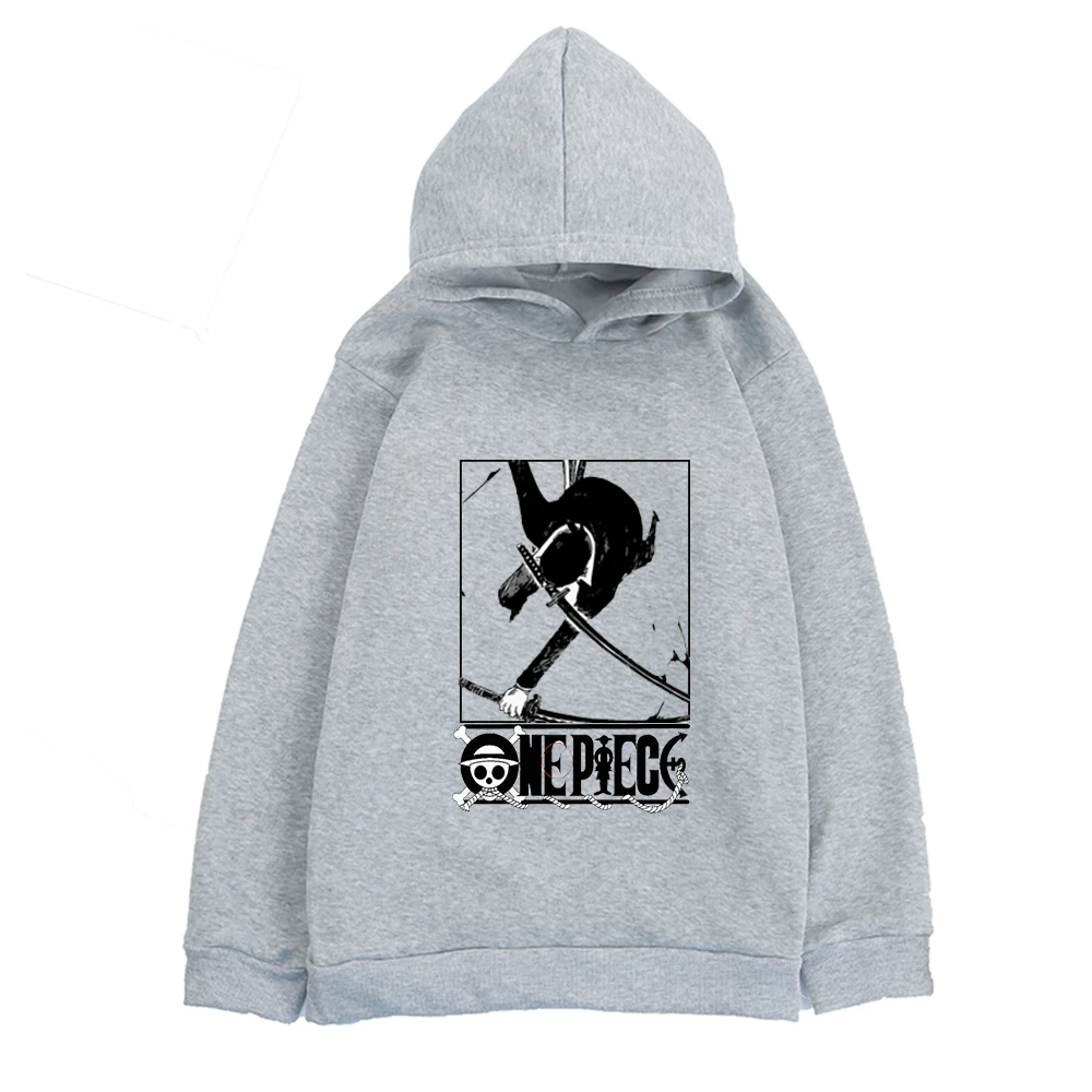 Sudadera con capucha de one piece para niños y niñas, prenda deportiva de anime japonés estampado de Roronoa Zoro, Luffy, ropa de exterior| Sudaderas con y sudaderas| - AliExpress