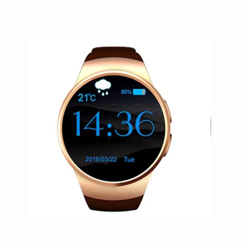 KW18 1," экран Bluetooth умные часы, SIM tf-карта телефон Smartwatch монитор сердечного ритма Спорт Фитнес для iOS Android