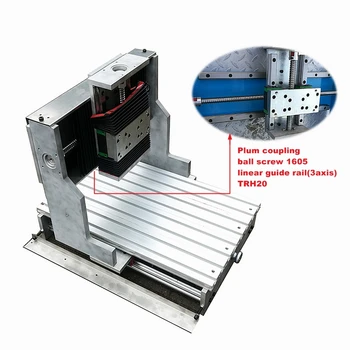 

linear guideway CNC frame 3040 Ball screw 1605 with motor for DIY Engraving Drilling Milling Machine