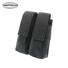Тактический MOLLE Двойной Пистолет подсумок EDC Универсальный Открытый крюк и петля инструменты ножи фонари кобура Чехол Регулируемый