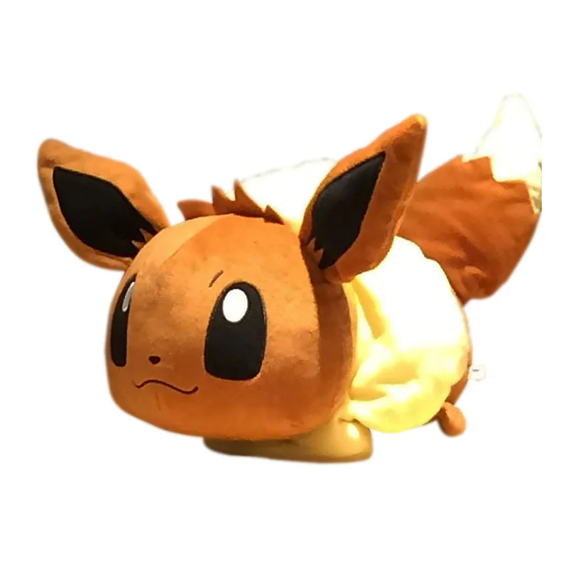 50 см аниме карманное животное Лежачее Eevee Мягкие плюшевые куклы мягкая диванная