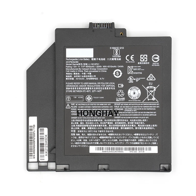 Honghay-unidade Óptica de Laptop L15c2p01 Bateria Estranha para Lenovo - Imagem 6