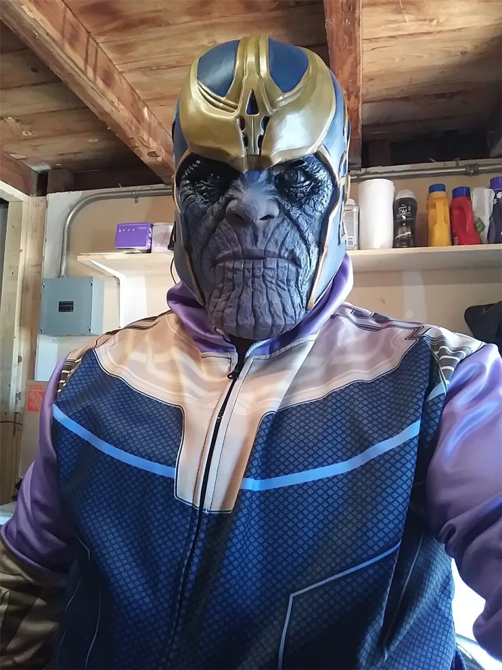 Мстители: Infinity War Thanos толстовки с капюшоном с длинными рукавами на молнии для мужчин Толстовка для косплея куртка