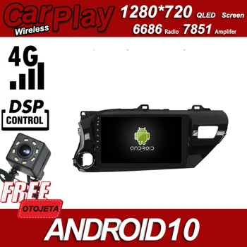 

Zinc Alloy Case Car Android 10 Player for Toyota hilux Revo 2016 Multimedia Wireless Carplay Bluetooth GPS Radio Head Unit