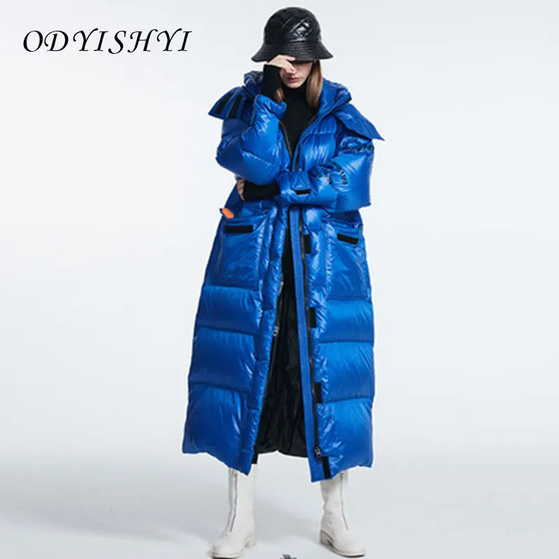 2020 New Winter Snow Coat Women Parkas 90% White