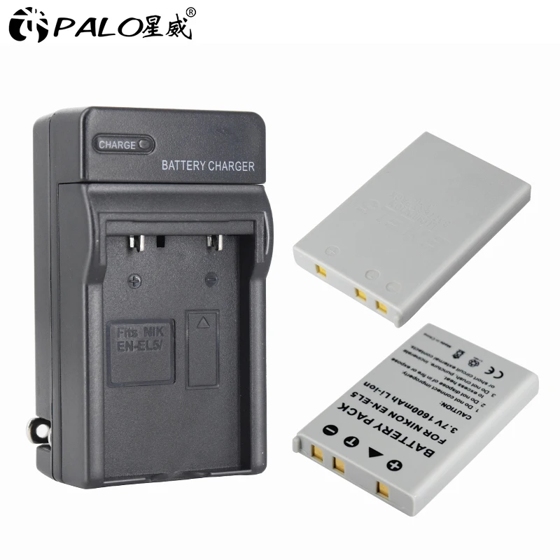 En-El5 Enel5 El5 Batteria E Led Caricatore Doppio Usb Per Nikon Coolpix P530 P520 P510 P100 P500 P5000 P5100 P6000 3700 4200 Fotocamera