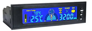 

STW 5.25" front panel fan speed controller with temperature .Fan RPM LCD display