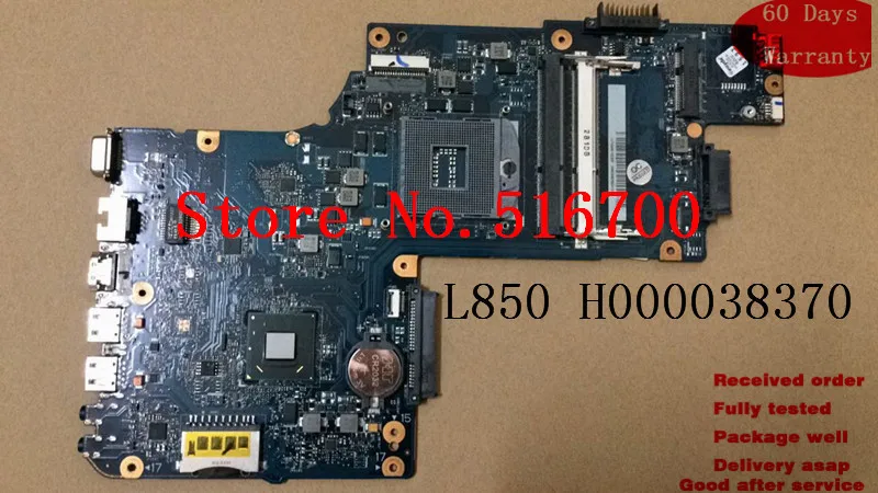 Motherboard For Toshiba Satellite C850 C855 L850 L855 H000038370 laptop main board Tested | Компьютеры и офис