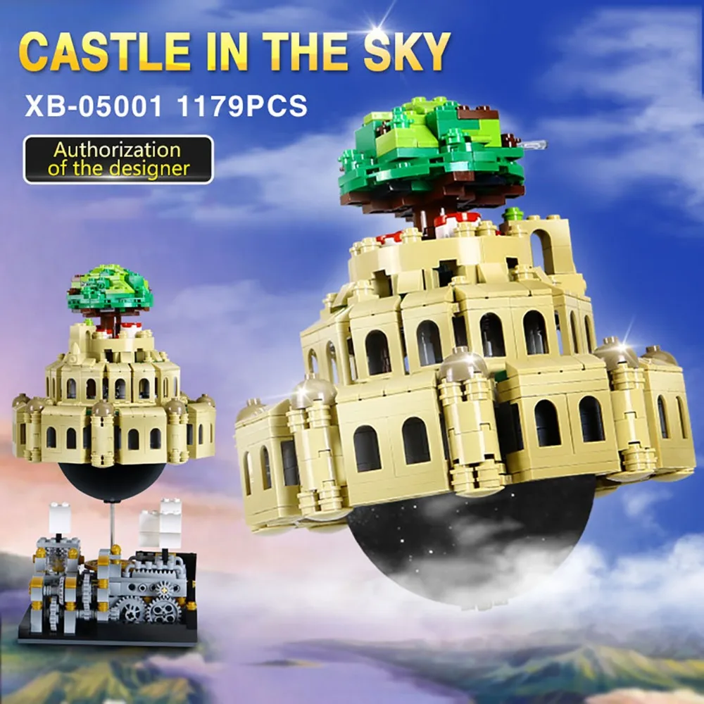 

XingBao 05001 1179Pcs Genuine Creative MOC Series The City in The Sky Children Building Blocks Bricks Sets Model Gift IN STOCK