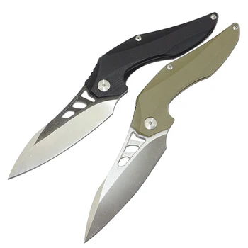 

Outdoor folding knife G10 shank bearing multi-function new high hardness creative knife
