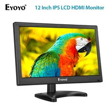 Eyoyo EM12K 1" HDMI CCTV монитор ips lcd экран Pantalla 1920x1080 охранный ПК монитор с VGA BNC AV