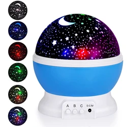 Projecteur d'étoiles à LED, veilleuse pour bébé, lampe de Table pour chambre d'enfant, cadeau de décoration 