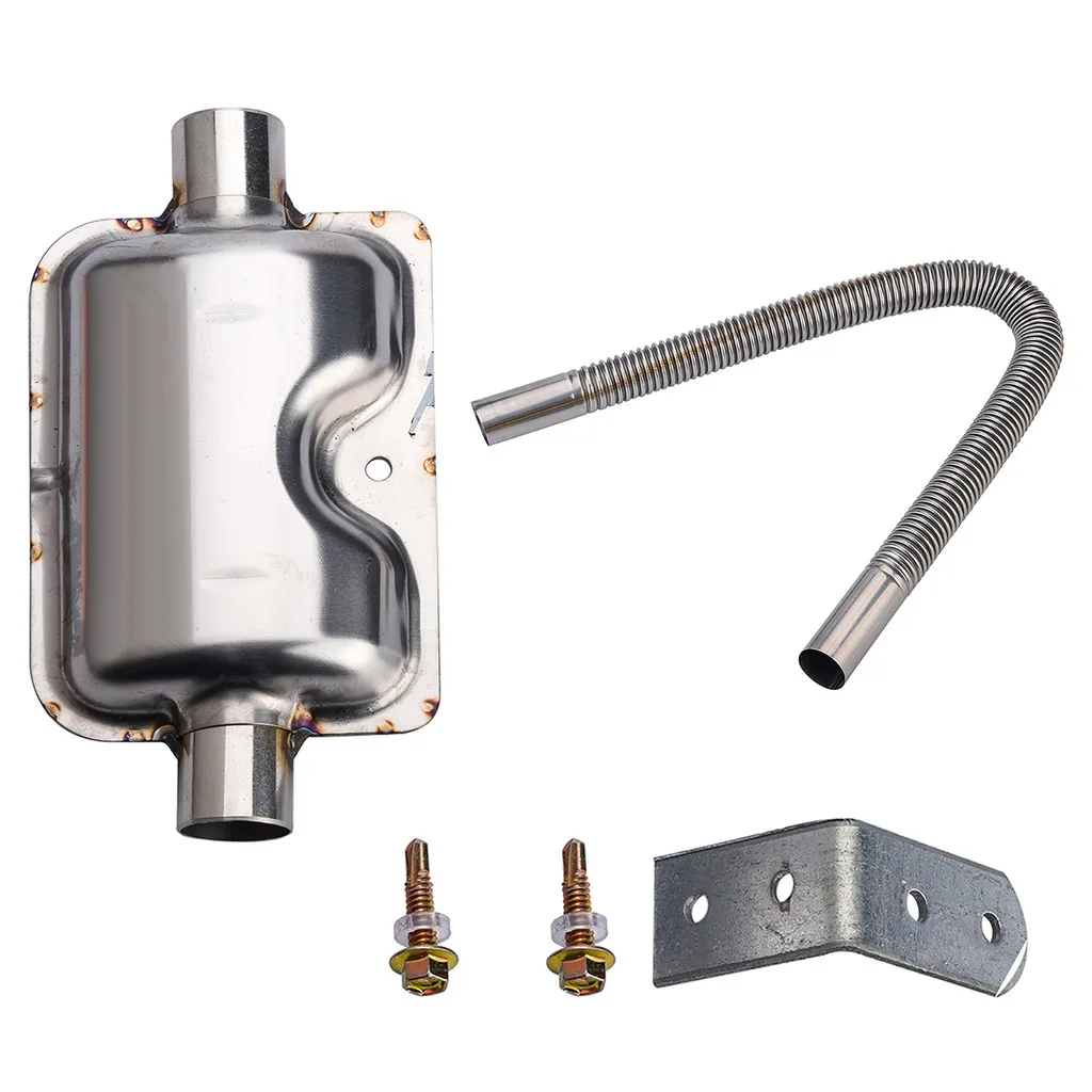 

Franchise 22/24mm Exhaust System Heater Exhaust Silencer Muffler Pipe&Exhaust Pipe Portable Car for Webasto Eberspacher Heater