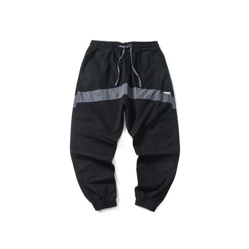 

Yi dao Vintage Autumn New Style Japanese Style Simple Casual Bib Overall Men Trend Joint Loose-Fit Versatile Ankle Banded Pants