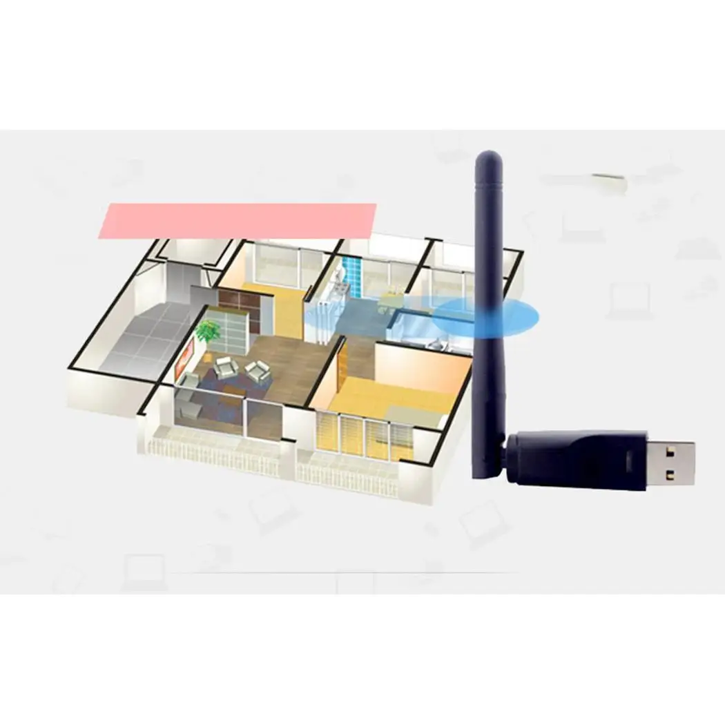 Мини-usb Wi-Fi адаптер 150 Мбит/с сетевой адаптер карты беспроводной Wifi удобный USB-разъем дизайн. Повседневное приемник