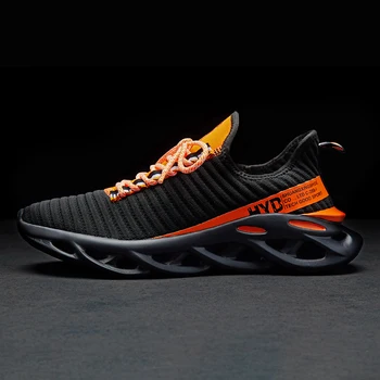 

2019 new Men Running Shoes Shock Absorption Cushion Breathable Lightweight Comfortable Footwear Outdoor Sports Sneakers walking