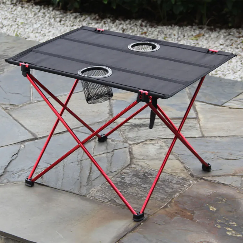 Portable Lightweight Outdoors Table For Camping Table Aluminium Alloy Picnic BBQ Folding Outdoor Park Beach Travel