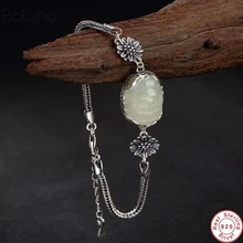 Настоящее стерлингового серебра 925 браслеты женские браслеты витая веревка браслет винтажный Свадебный регулируемый браслет подарок на день матери