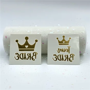 

Combined Sale 30pcs Team Bride Temporary Tattoos Stickers Wedding Decor Bride To Be Hen Bachelorette Party Decor Bridal Shower