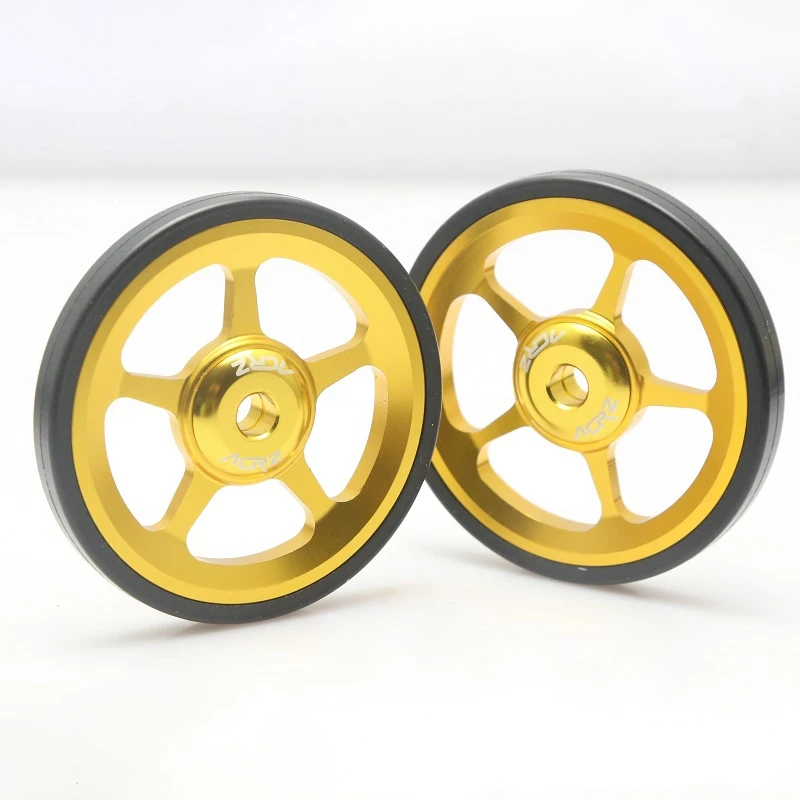7075 сплав 1 пара супер легкий Easywheel для Brompton черный/серебристый/золотой