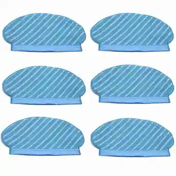 

6Pcs Mop Cloth Pads Set for Ecovacs Deebot Ozmo 920 950 Vacuum Cleaner Parts Replacement Home Accessories