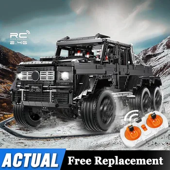 

MOC Technic BENZES G63 AMGS 6*6 LAND CRUISER off Road Car Building Blocks Bricks Remote Control Truck Kids Toys Birthday Gifts