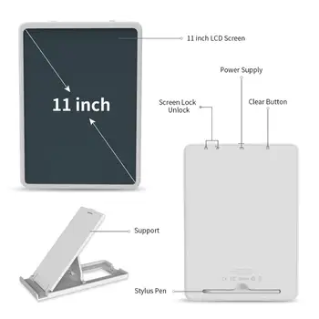 

Enotepad 11 Inch LCD Smart Tablet Color Low Power Consumption Long Service Life For Children Pianting Reuse For Business note