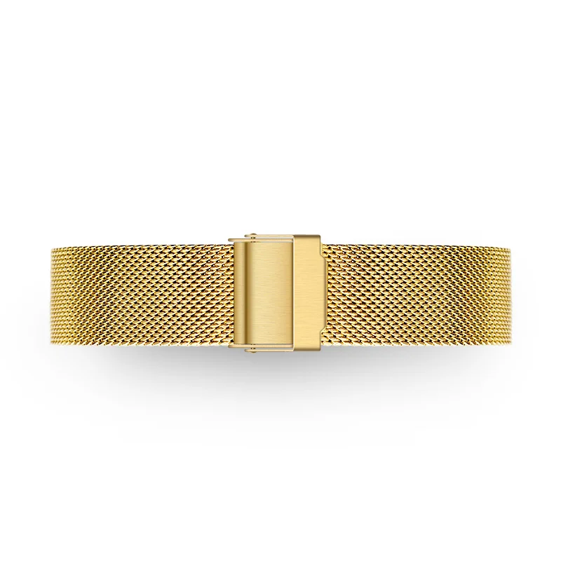 bracelet for Samsung Galaxy Watch 42mm 44mm / Active 2 40mm / Gear S2 Classic Stainless Steel strap Garmin Vivoactive 3/3 Music - Цвет ремешка: Gold