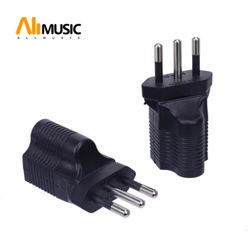 

10pcs US to Italy Chile Power Plug 3 Round Pin Adapter Travel Converter Plug