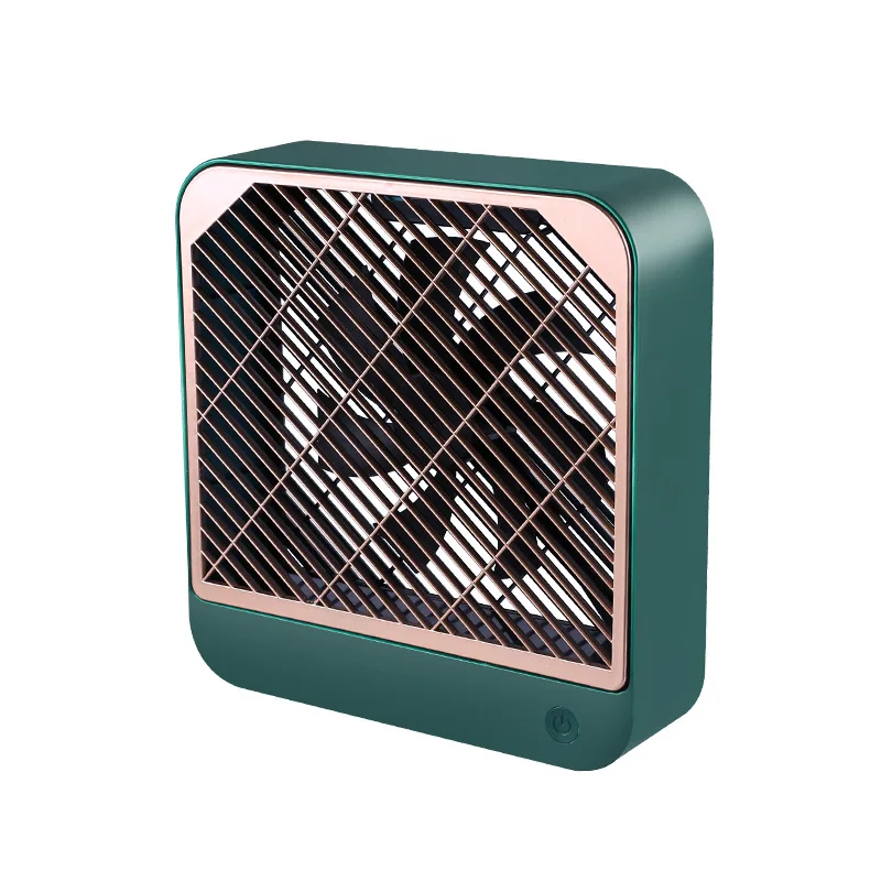 

Mini Desktop Small Fan USB Charging Student Dormitory Air Conditioner Table Fan Third Gear Home Office Mute Cooling Electric Fan