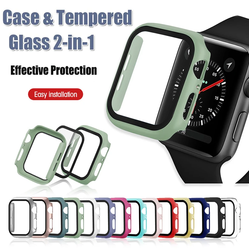 Gehard Glas Screen Protector Voor Apple Horloge Serie 6 5 4 3 2 1 Se 44 Mm  40Mm 42mm 38Mm Iwatch 38 40 42 44 Mm Film Bescherming - AliExpress  Cellphones \u0026 Telecommunications