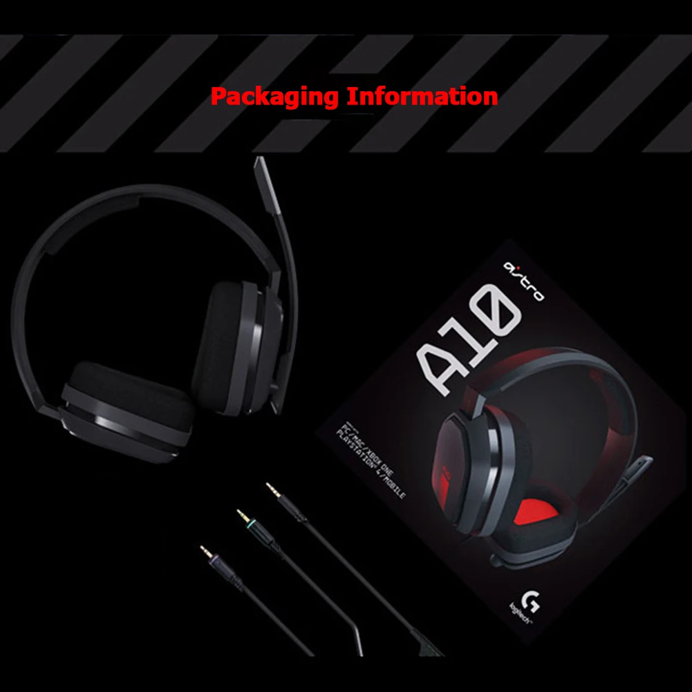 Logitech Astro A10 3.5mm Wired Headset 7.1 Virtual