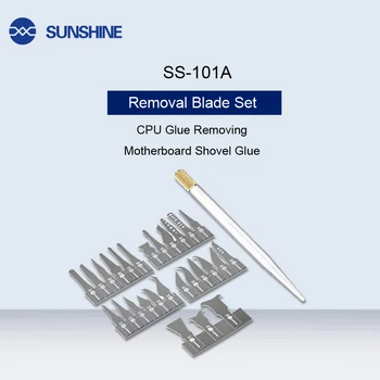 

SS-101A Multi-Function Removal Blade Set CPU Glue Removing Knife Phone Computer CPU Repair Motherboard Warping Knife Shovel Glue