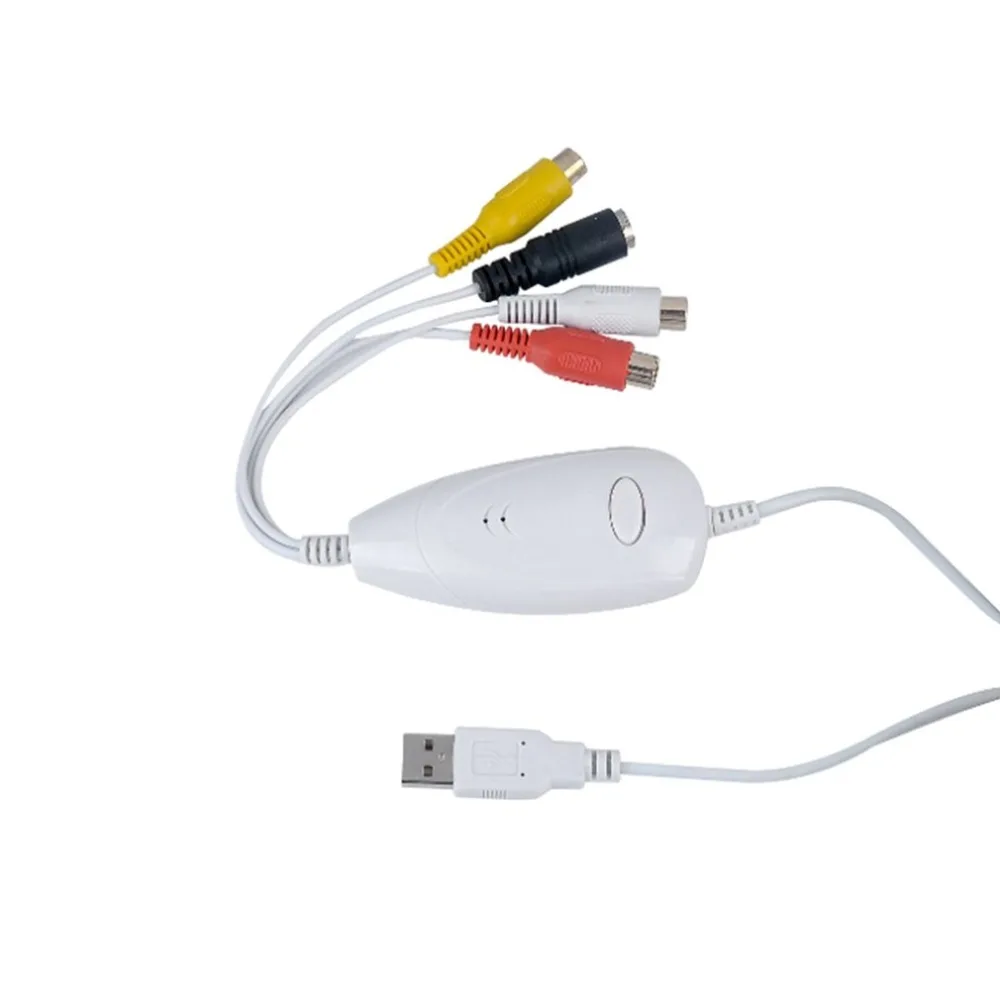 USB 2,0 видеозахвата VHS на DVD цифровой видео конвертер для ПК и MAC(аналого-цифровой конвертер