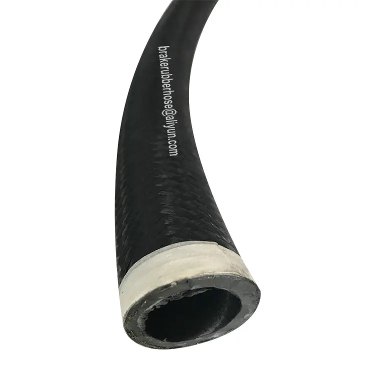 

Reliable car accessories multi-function black nylon braided AN8 nbr rubber oil cooler hose line 1M suppliers