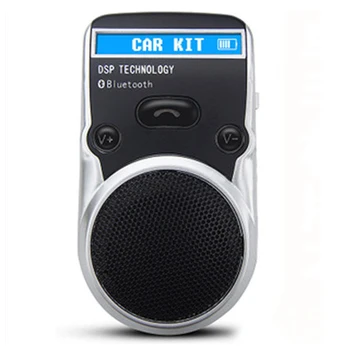 

Sun Visor Audio LCD Display Handsfree Calling Bluetooth Clip On Speakerphone USB Charging Universal Solar Car MP3 Player