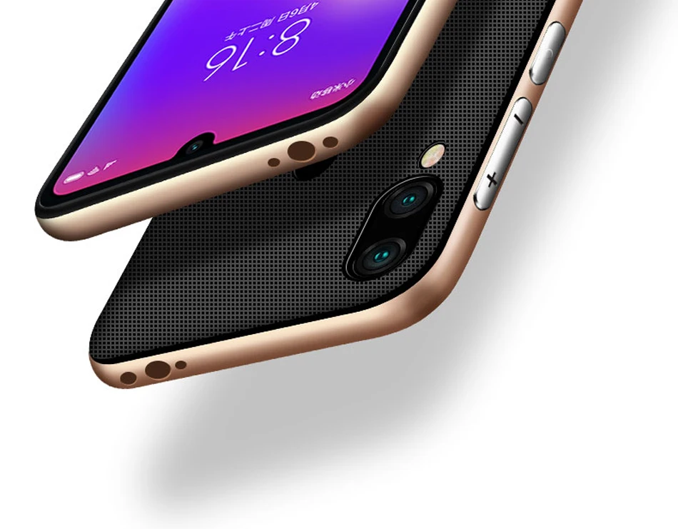 CAPSSICUM чехол-подставка для Xiaomi Redmi Note 7 Pro Чехол s PC силиконовый гибкий тонкий гелевый чехол-накладка Note7 Note7pro