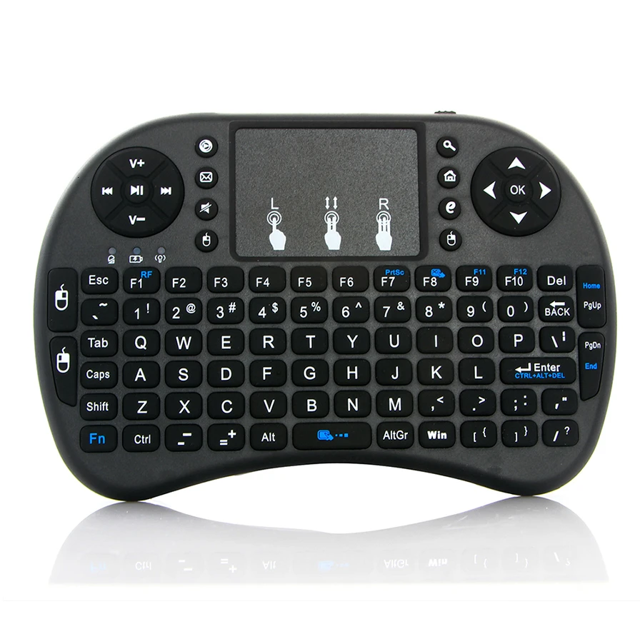 

Original i8 Mini Wireless Keyboard with Touchpad 2.4G Fly Air Mouse Combo Teclado for HDPC Win7 Pad for Xbox360 for PS3 TV Box