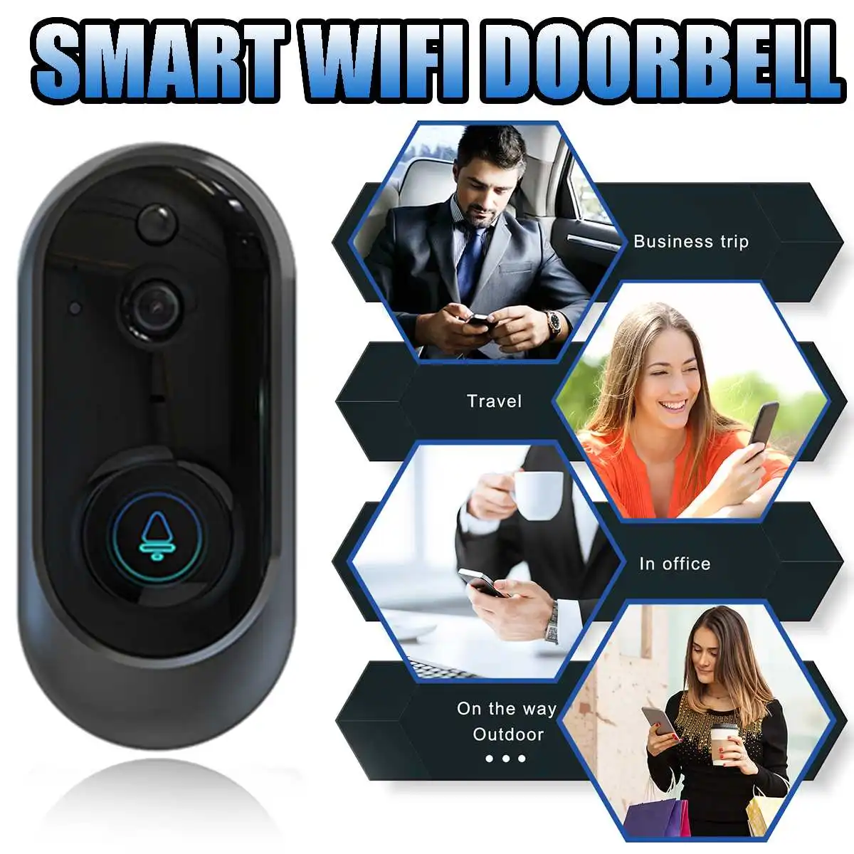 

IP Video Intercom Smart WI-FI Video Door Phone Door Bell WIFI Doorbell Camera For Apartments IR Alarm Wireless Security Camera