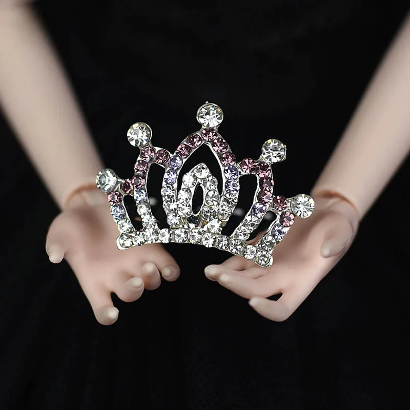 1 шт в форме сердца в форме короны для куклы Blythe головные уборы; аксессуары для куклы Сделай Сам Косплэй кукла аксессуары для Reborn Baby Doll 1/4 1/3 Синьи BJD куклы для детей