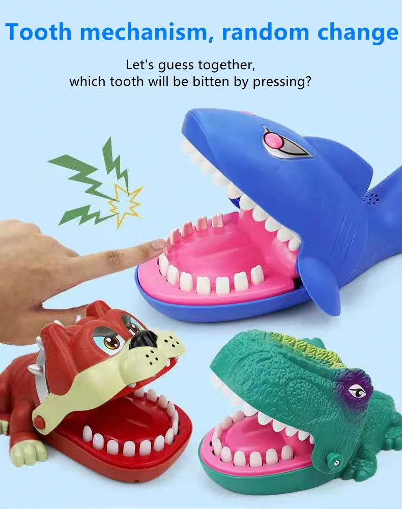 

Bite your hand, big mouth, children's toys, parent-child interaction, decompression, tricky toys