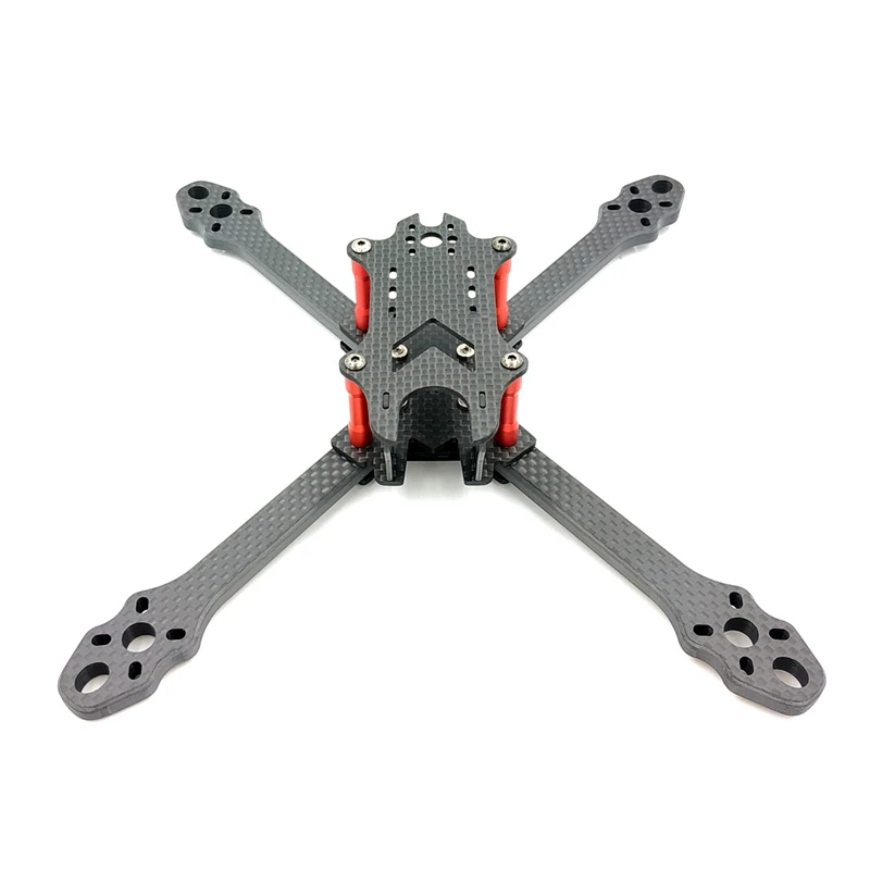 FOR AlfaRC Raptor 218MM 6mm Carbon Fiber 5Inch FPV Freestyle Stretch X Quadcopter Frame Kit RC Drone Support 5030 5045 5145 Prop