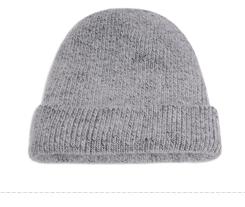 Rabbit hair Beanies Women Men Winter Hat Knitted Skuilles For Hats Balaclava Unisex Hats Cold-Proof And Warm-Keeping Beanie Caps
