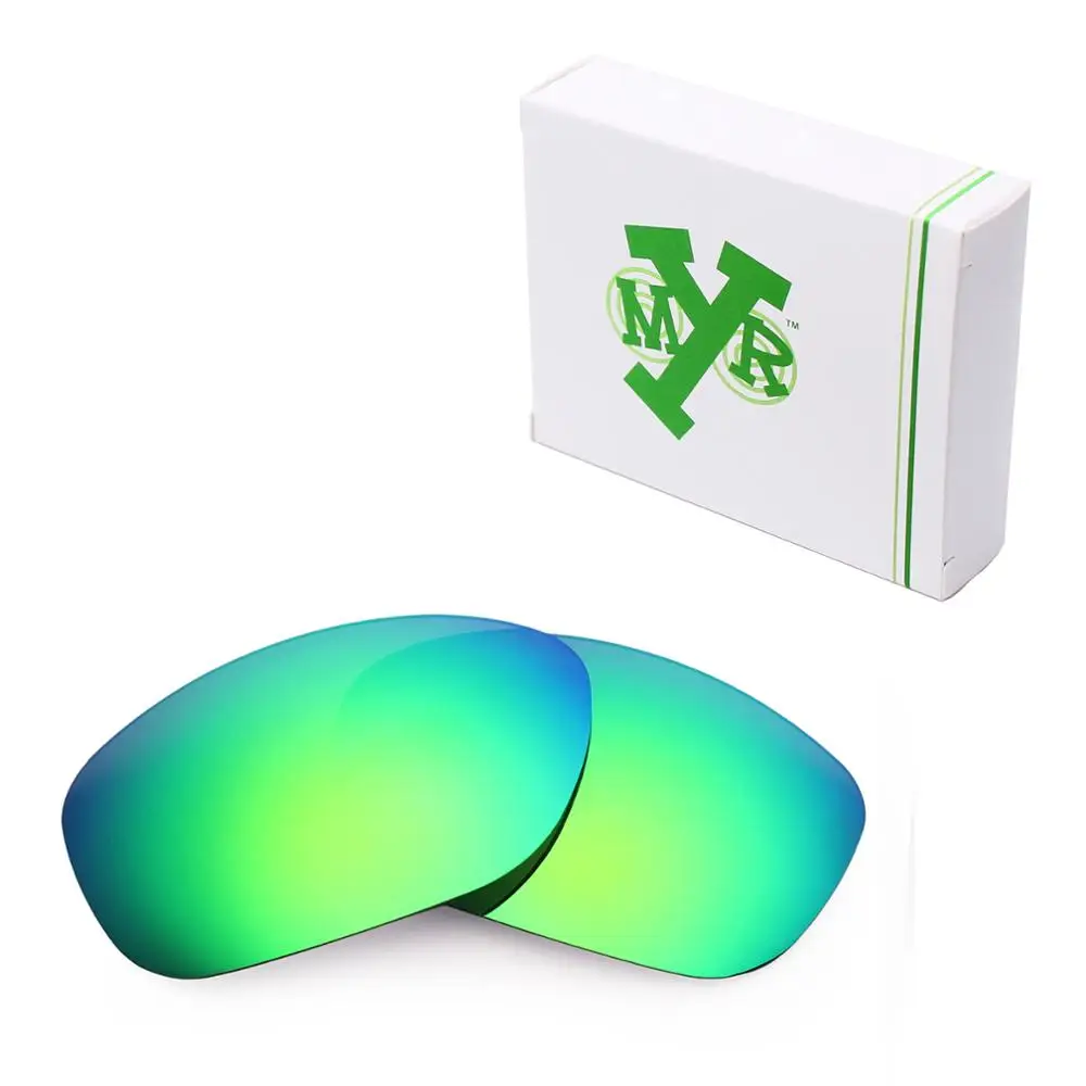 Emerald Green Mryok 20+ выбор цвета поляризованные Сменные линзы для солнцезащитных очков-солнцезащитных очков оакли питбуль OO9127(только линзы - Цвет линз: Emerald Green